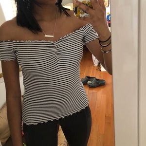 Hollister Off The Shoulder Blouse